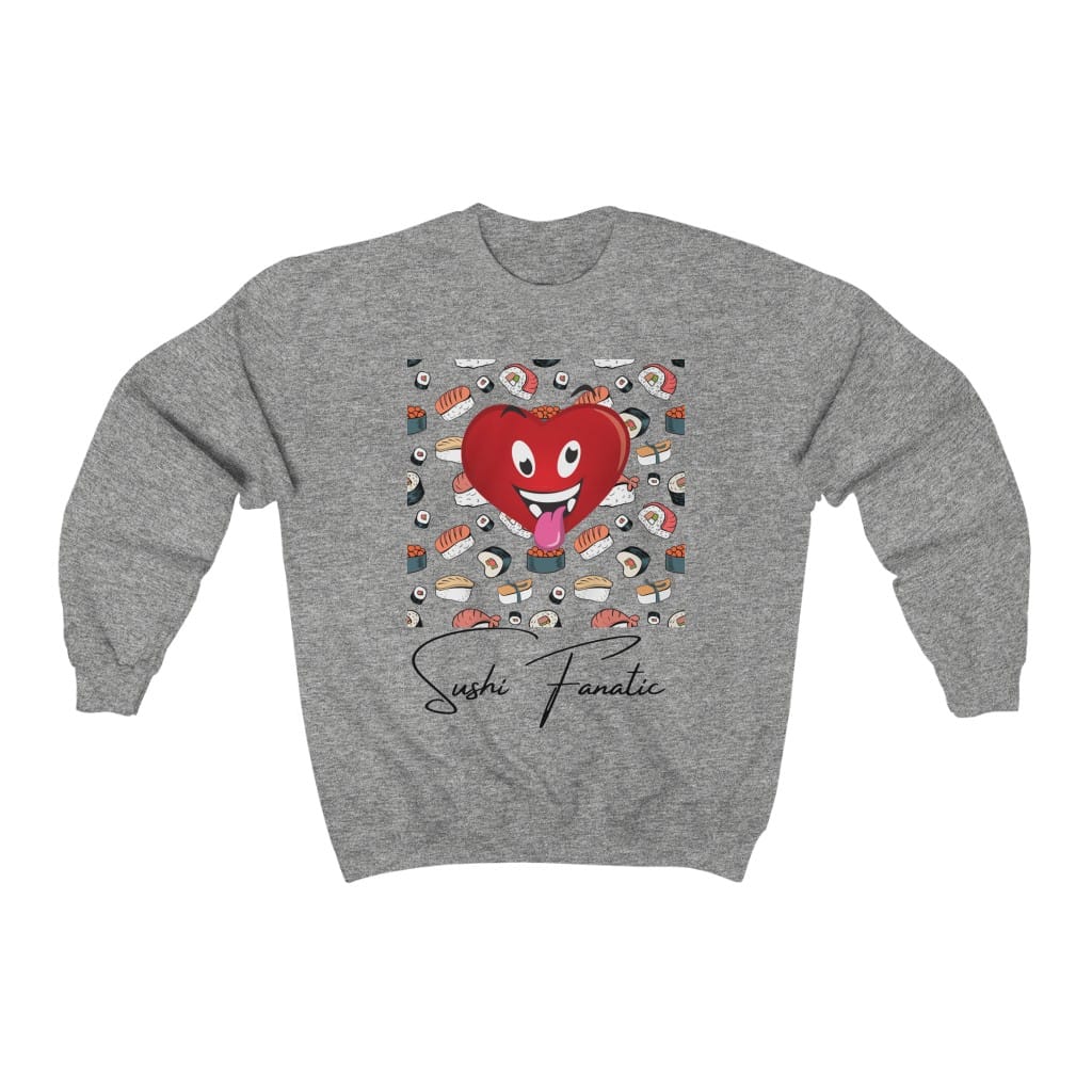 Sushi Fanatic Unisex Heavy Blend™ Crewneck Sweatshirt - Image 5