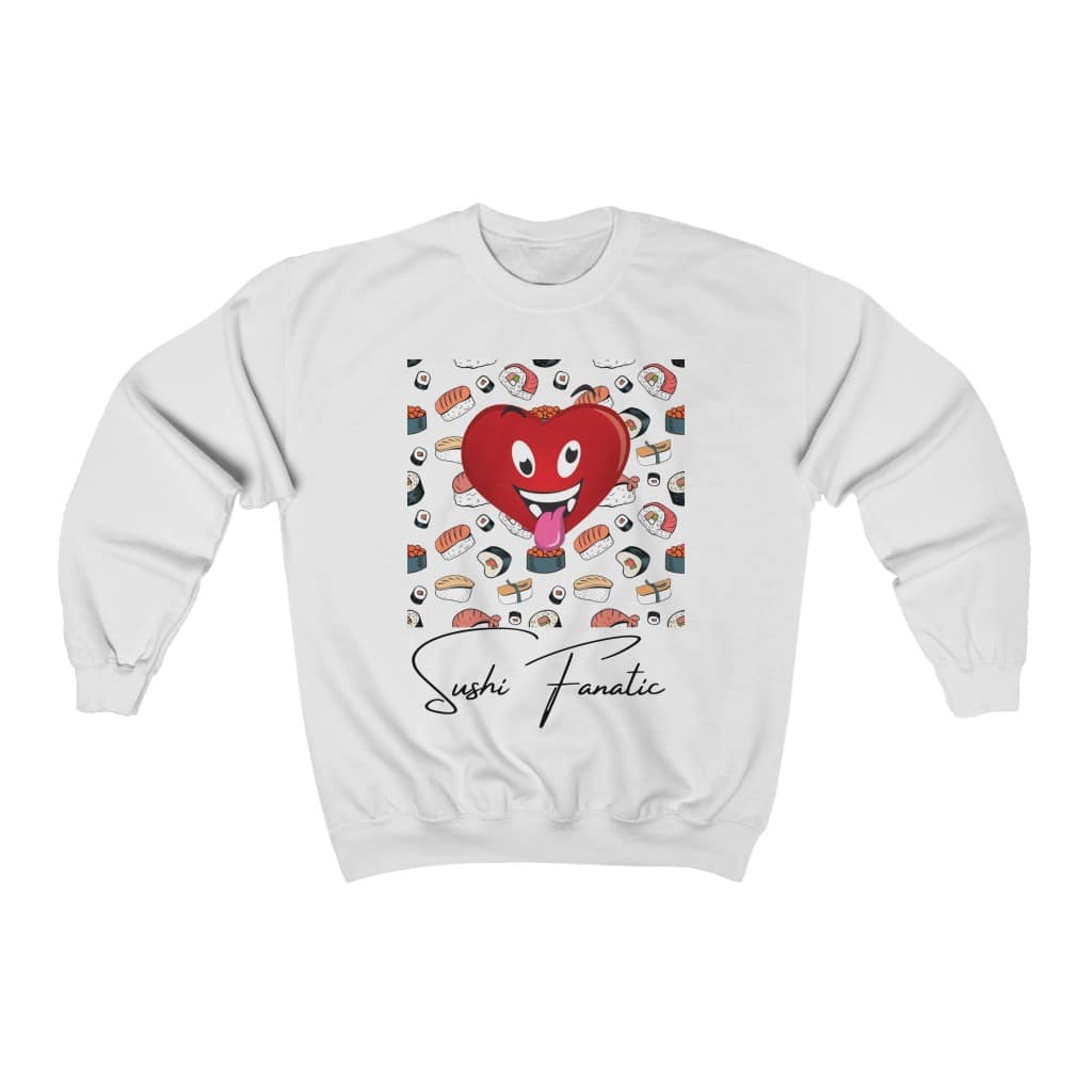 Sushi Fanatic Unisex Heavy Blend™ Crewneck Sweatshirt - Image 3
