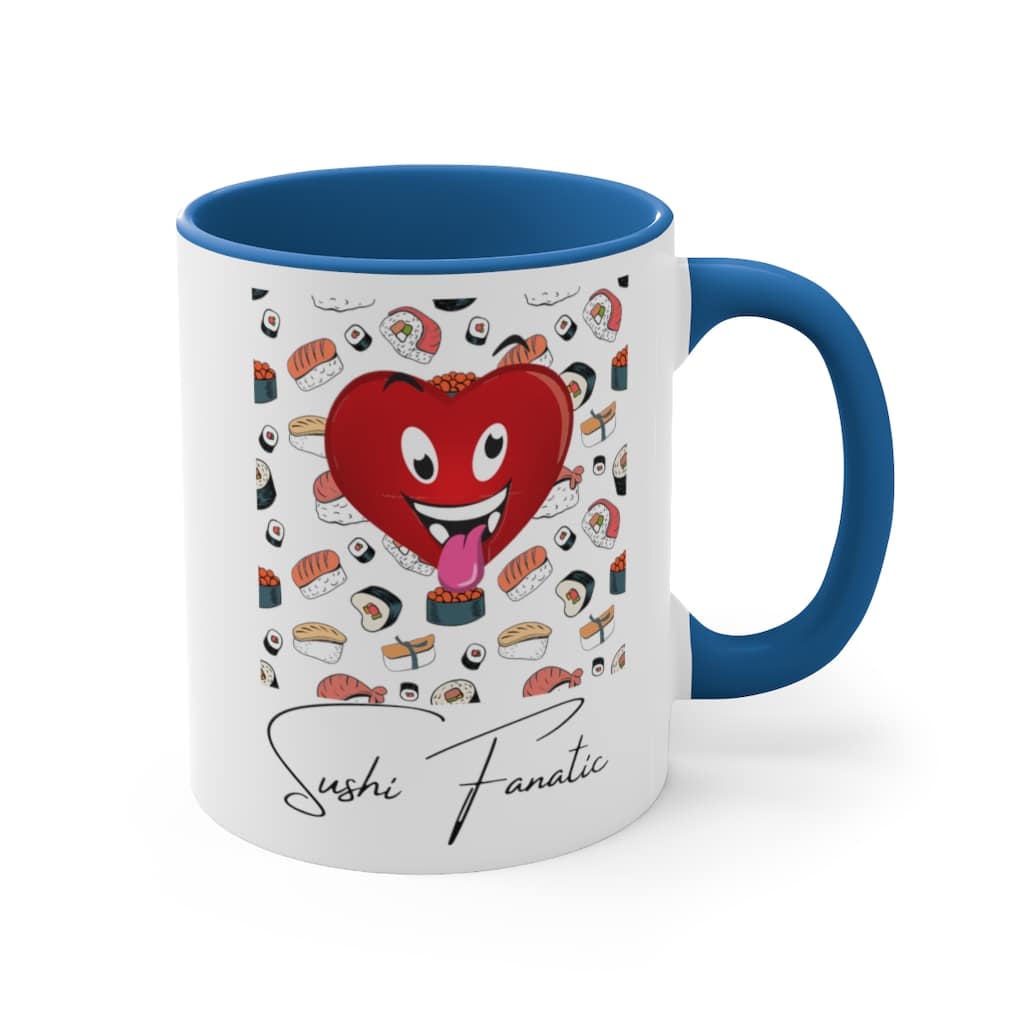 Sushi Fanatic Accent Coffee Mug, 11oz - Image 7