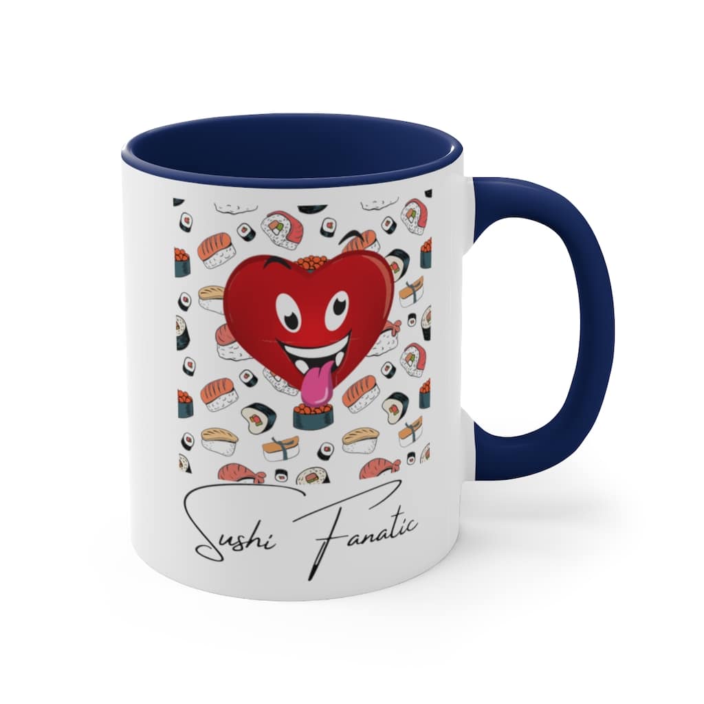 Sushi Fanatic Accent Coffee Mug, 11oz - Image 11