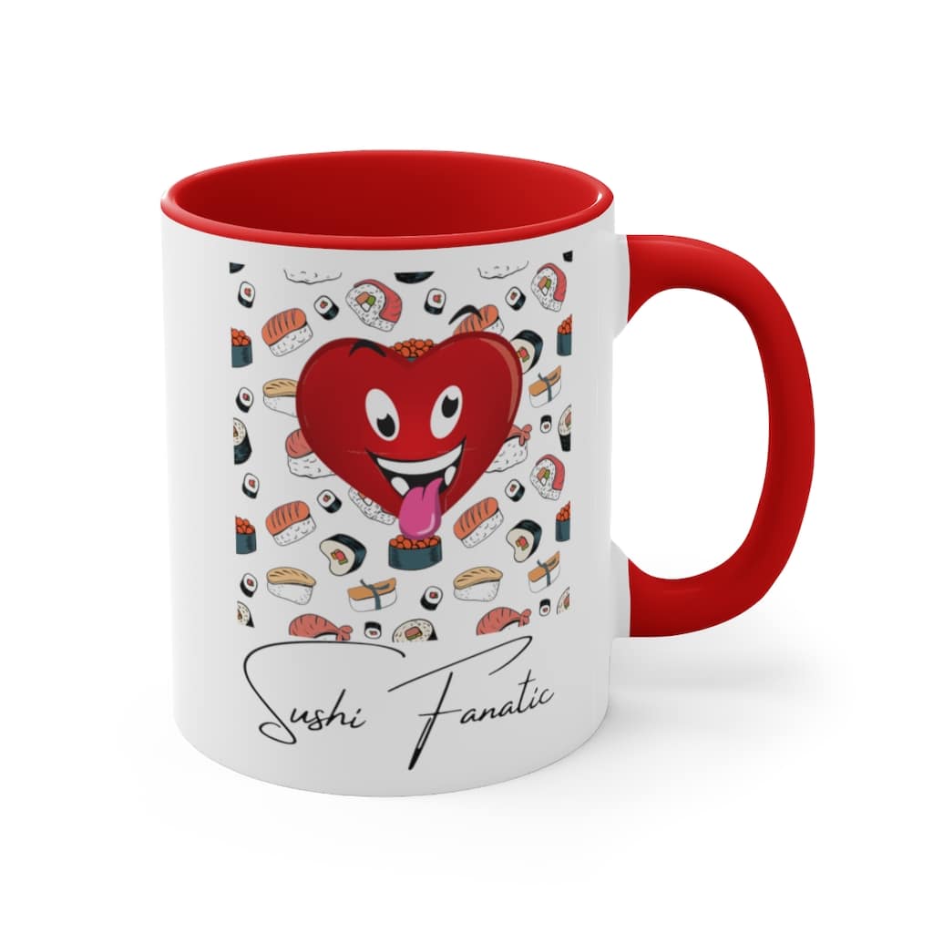Sushi Fanatic Accent Coffee Mug, 11oz - Image 15