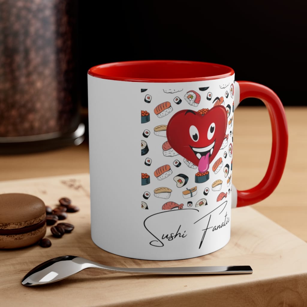 Sushi Fanatic Accent Coffee Mug, 11oz - Image 16