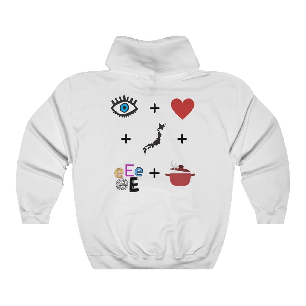 I Love Japanese Cooking Hooded Sweatshirt