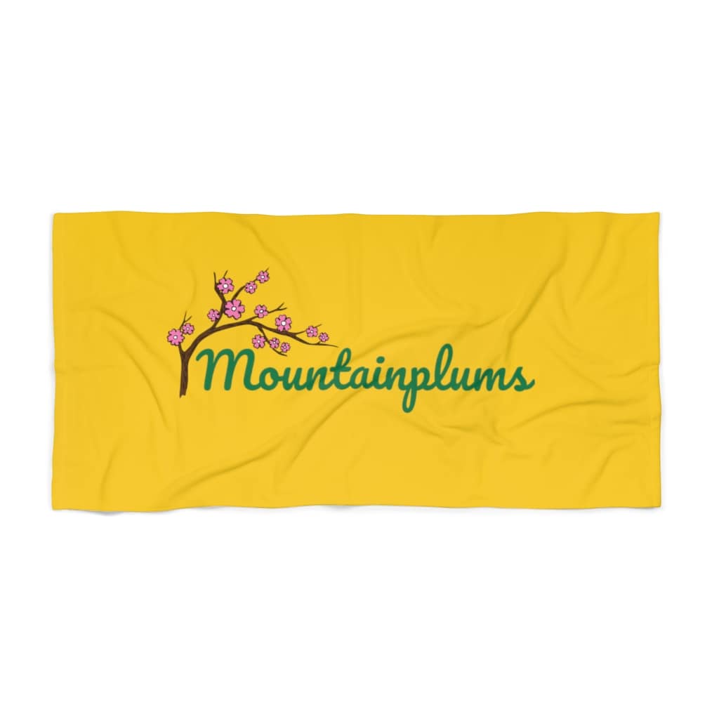 Mountain Plums Beach Towel
