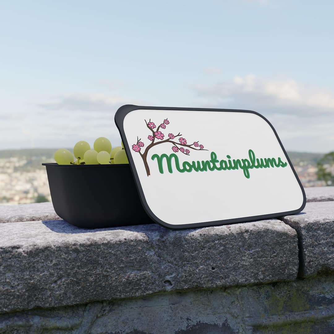 Authentic Mountain Plums Bento Box with Band and Utensils - Image 4