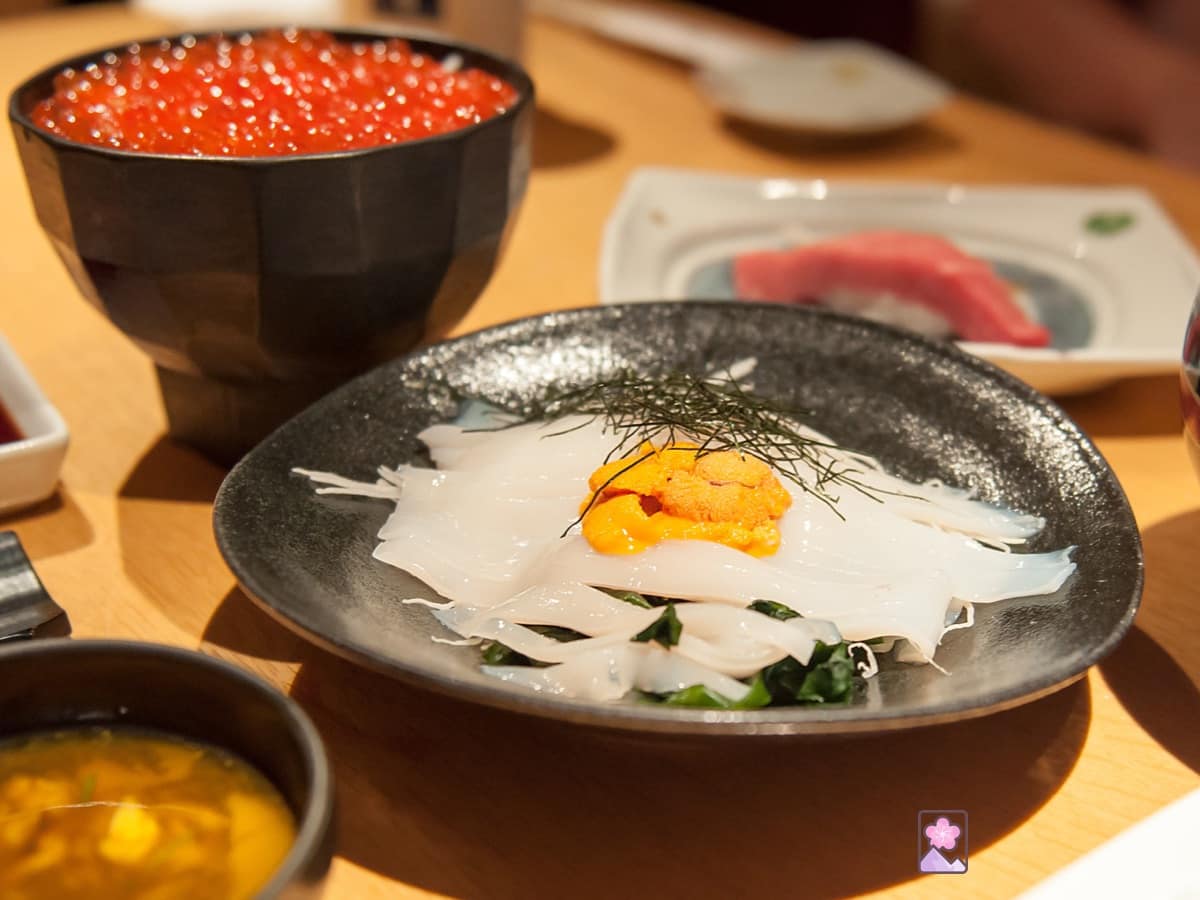 Flavors of Hokkaido features assorted seafood from Hokkaido