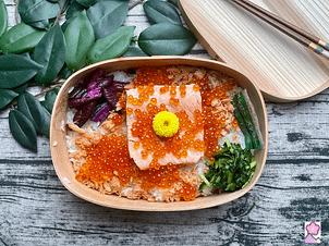 bento box fish roe Today's Bento/Lunch Box (11/64): Oyako Bento!