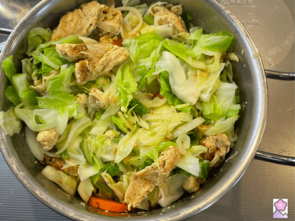Fu Champuru with veggies