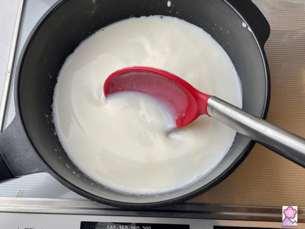 Stir ingredients in a pot