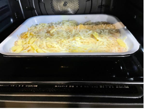 Baking Doria in the oven