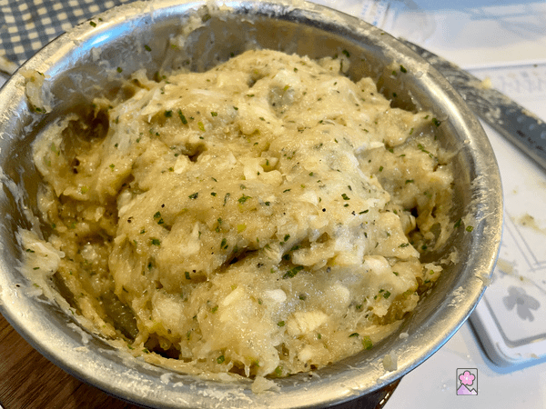 Chicken loaf mixture chopped coarsely