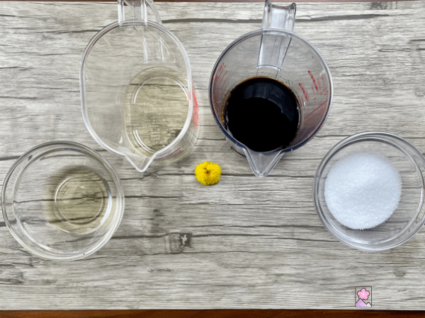 Ingredients for Nanban Marinade