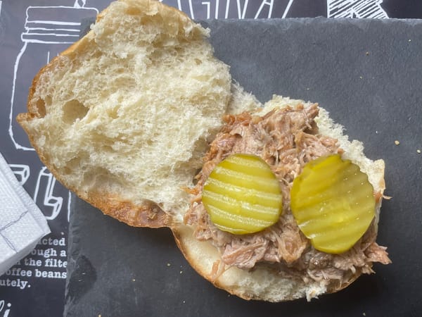 BBQ pork slider