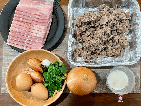 Prime Rib Terrine Ingredient Board