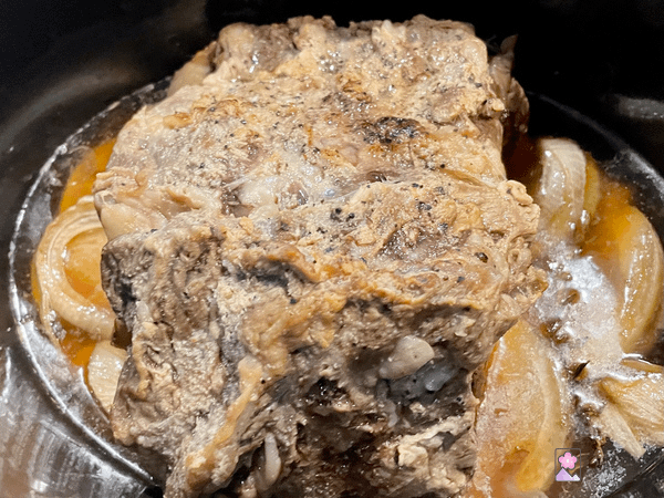 Cooked Roast in pot