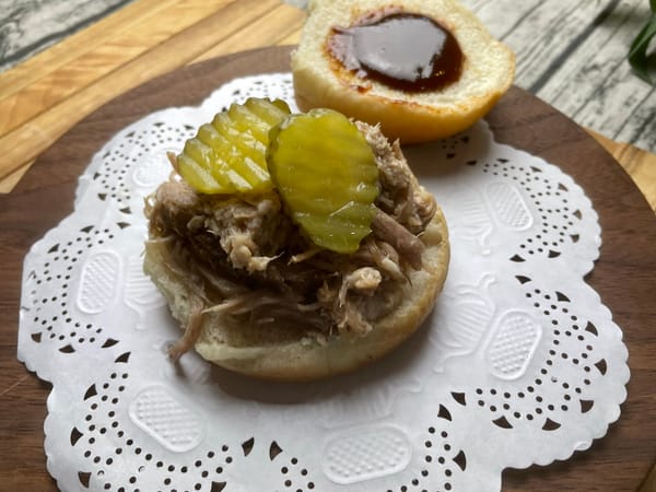 Pork Slider on a bun