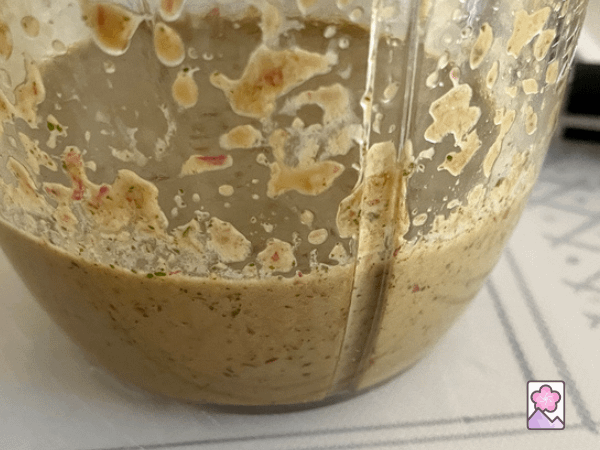 Wafu dressing after puréing