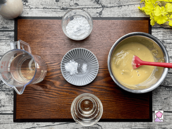 Ingredient Board for Goma Tofu