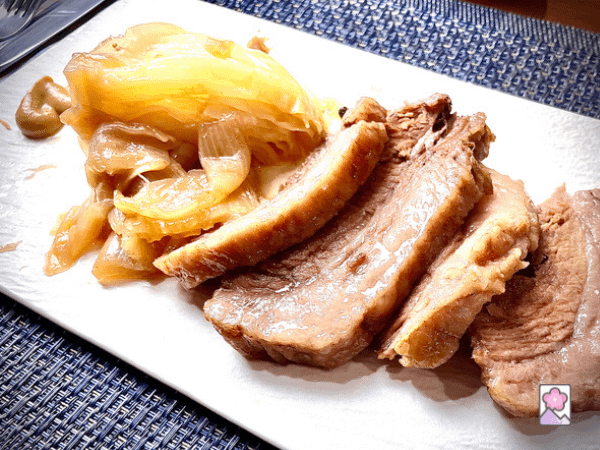 Serving Suggestion - Irish corned Beef goes well with mustard and cabbage