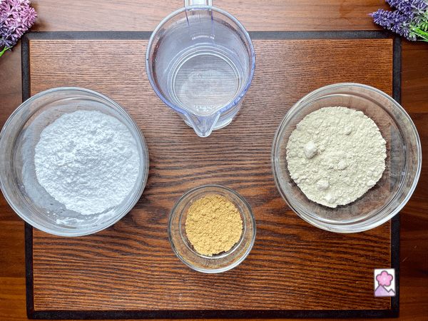 Warabiko on the Left and Wasanbon on the right are the two key ingredients on this Ingredient Board