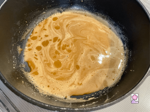 Wasanbon, Japanese powdered brown sugar, prepared as a syrup