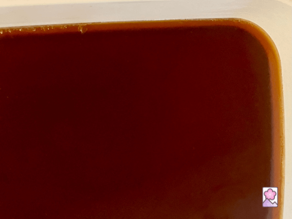 The jelly has set after a few hours