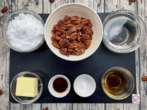 Caramel Pecan Chews - ingredients