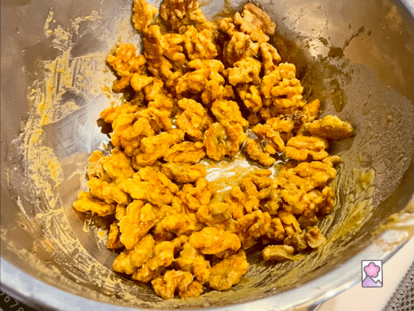 Wasabi Walnuts coated
