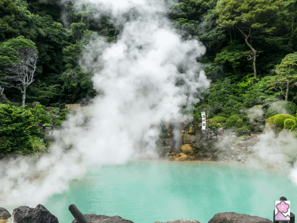 A smoking pond that looks like seawater