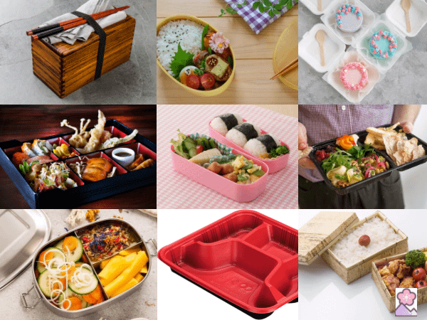One different Japanese Lunch Boxes
