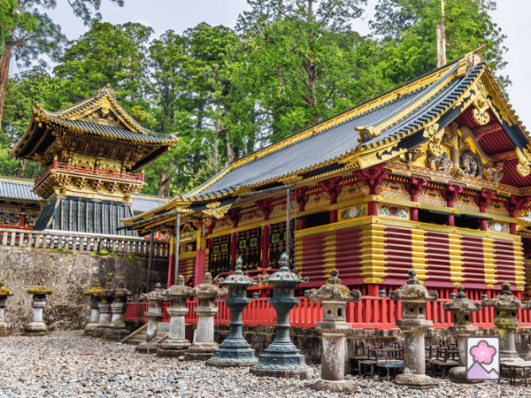The Tosho-gu Shrine with its wild amounts of gold