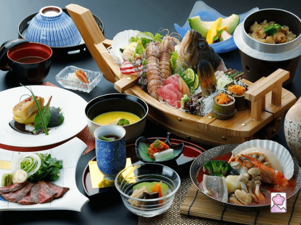 Kaiseki meal with Amy courses